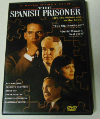 The Spanish Prisoner DVD Ricky Jay Steve Martin A David Mamet Film