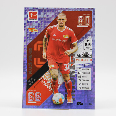 Topps Karte | Andrich 70 Union Berlin BL 21/22 holo
