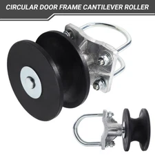 (4-Pack) 4" Round Post x 2 1/2" Round Gate Premium Nylon Cantilever Gate Roller