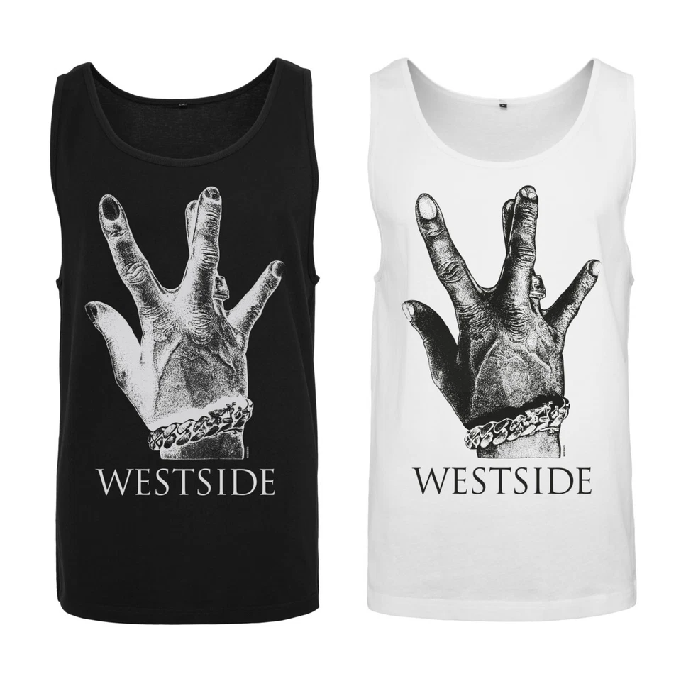 Mister Tee Westside Raccordement 2.0 Débardeur T-Shirt sans Manches Haut Musique - Photo 1/1