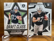 Michael Mayer 2023 Rookies & Stars Base RC #169 + Draft Class #DC-13 LV Raiders