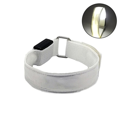 Led Wristbands Light For Runner Running Riding Glow Adjustable Security Warning - Picture 16 of 18