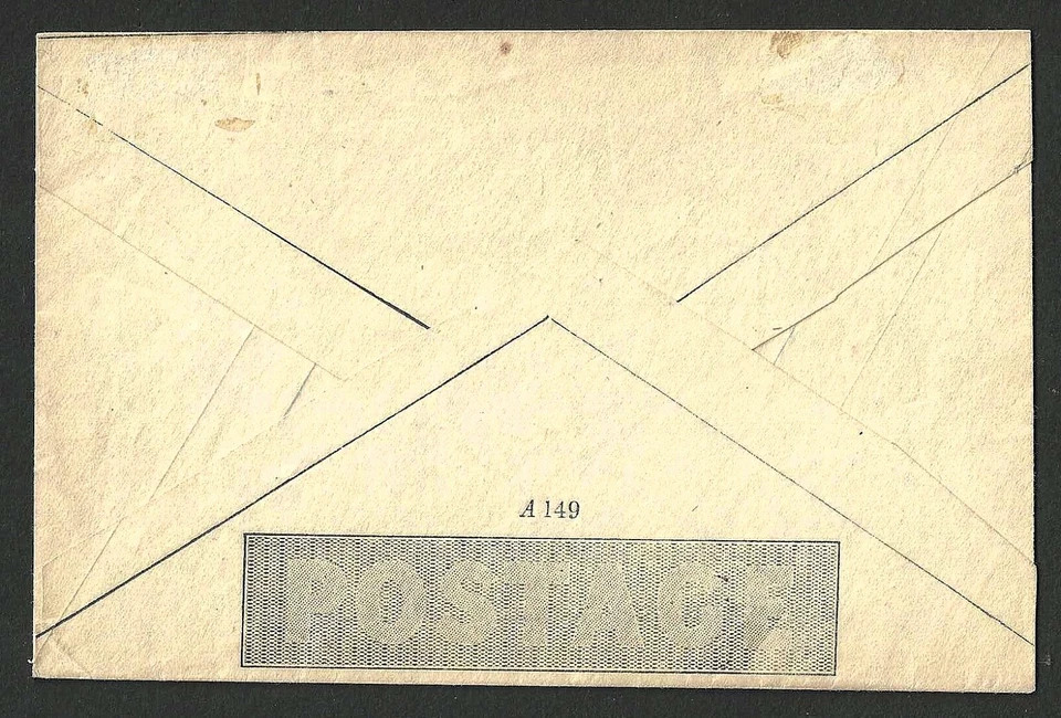 SG-ME2 Mulready Envelope, A149, 1d Black, Unused, Mint - Image 2 of 2