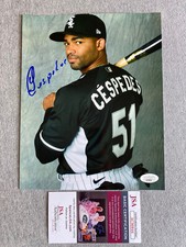 CHICAGO WHITE SOX- YOELQUI CESPEDES AUTOGRAPH 8x10 PORTRAIT PHOTO JSA AC00844