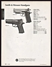 2004 SMITH & WESSON 4563T 410 and 3913T 4013TSW 4513TSW 5906 Pistol 2-side AD