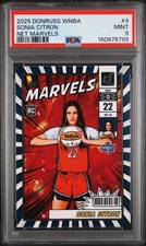 2025 Panini Donruss Wnba Net Marvels - Sonia Citron - #4 PSA 9