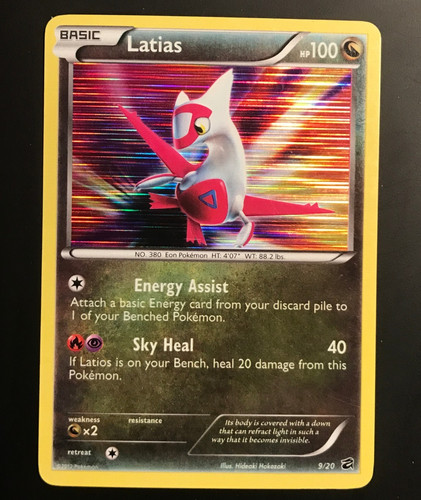 Latias 9/20 Dragon Vault Holo Rare Pokemon - LP