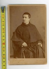 Frate Vecchia Foto Religioso Prete Ritratto Michele Gariglio Acqui Fotografo