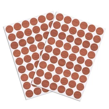 2-Table Self-adhesive Screw Covers Caps Sticker 21mm 54 in 1 Cherry