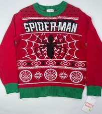 Boys Disney Jumping Beans Christmas MARVEL Spider-Man Sweater 7 Holiday Top 27