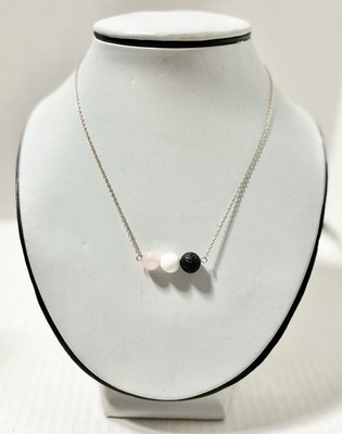 NWT Vitality Oil Diffuser Lava Stone  Necklace