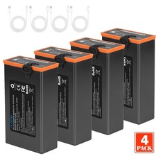 4pack For Moultrie Edge Battery Rechargeable Lithium-Ion Battery Pack for Moultr