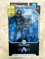 McFarlane Gold Label DC Multiverse AQUAMAN STEALTH SUIT & TOPO 7 Figure NIB