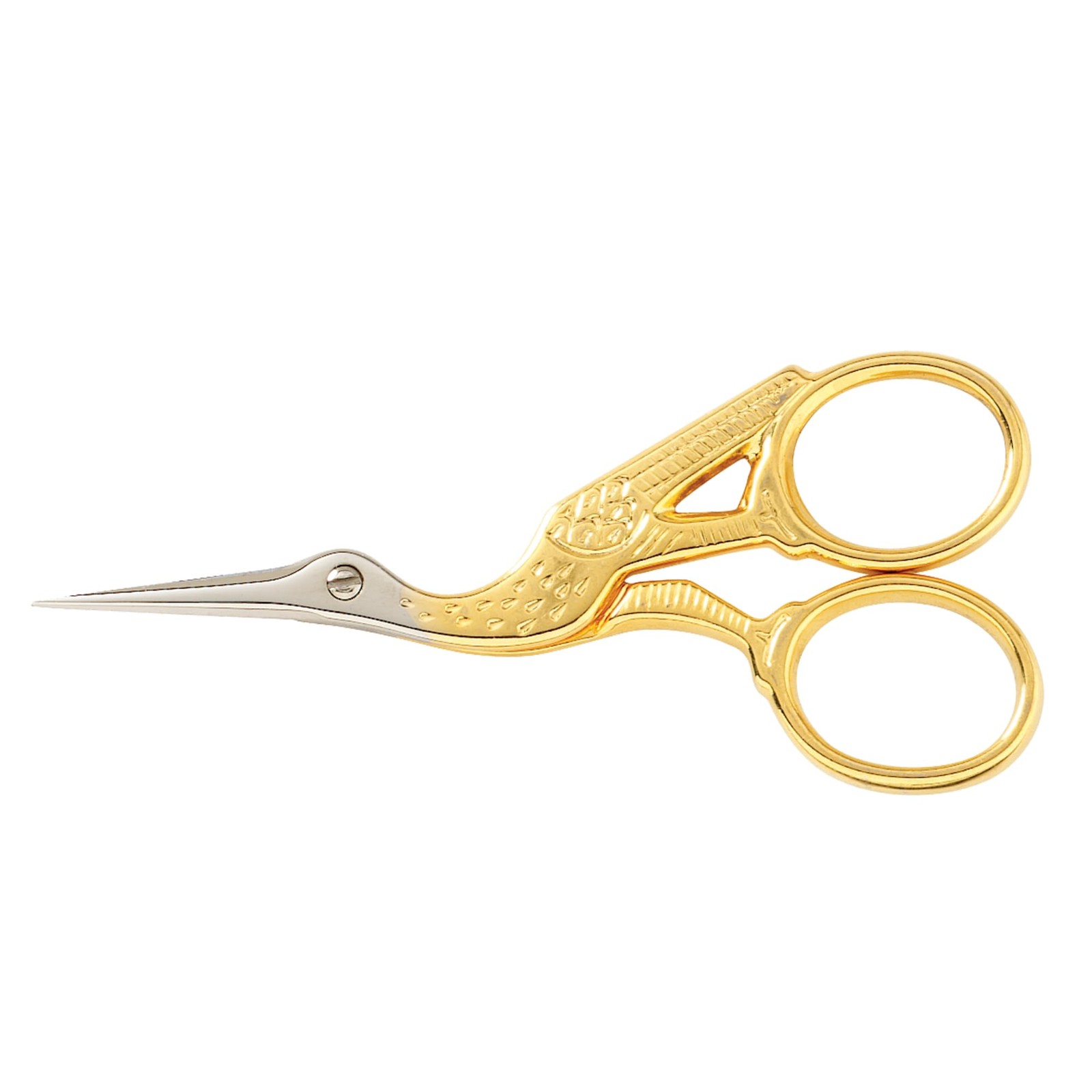 Scissors And Leather Sheath - 3.5" 3.5 Inches, Gold