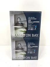 LOT OF 2 Hampton Bay Bronze Outdoor LED Wall Lantern New