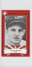 1982 Ohio Baseball Hall of Fames Tommy Henrich #38 m5x