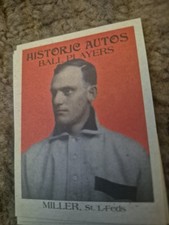2019 Historic Autographs The Federal League #38 Wade Miller 