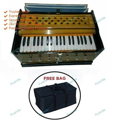 Export Qualität Harmonium 7 Stopper Doppelbalg 39 Schlüssel Harmonium mit Tasche