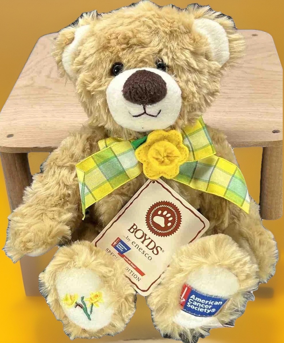 Boyds Bear American Cancer Society Daffodil Days Ray O. Hope