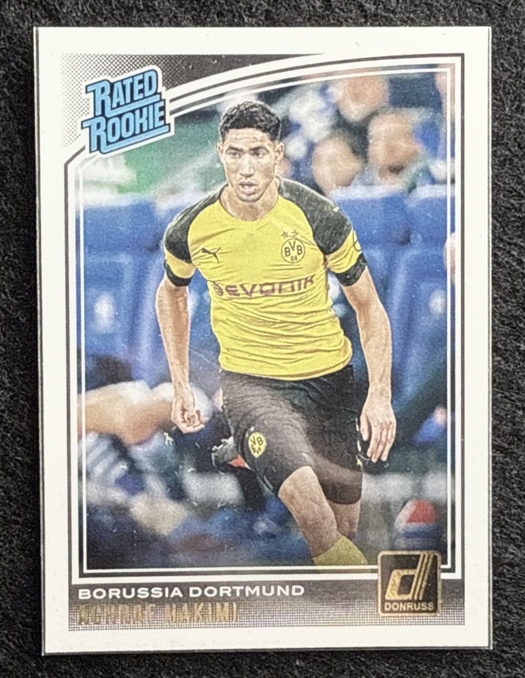2018-19 Panini Donruss Rated Rookie Achraf Hakimi #181 Dortmund