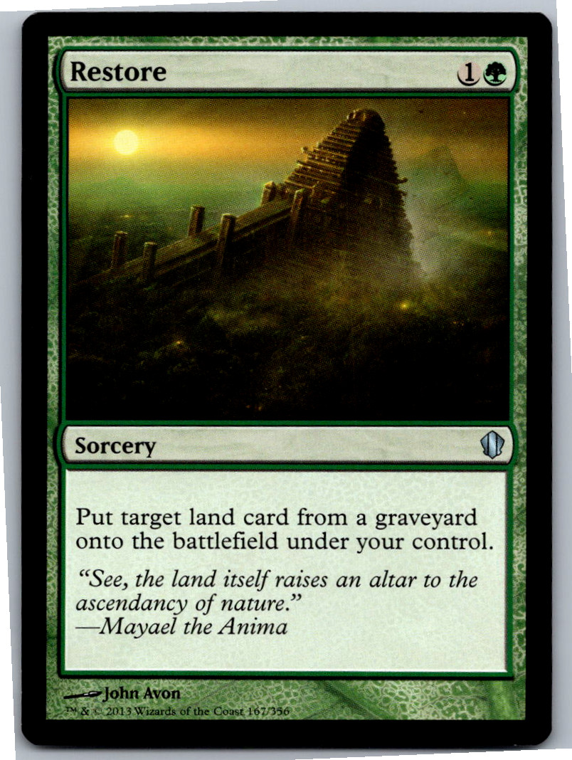 Restore U Commander 2013 167 NM