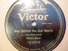 1907 John Philip SOUSA's MARCH Man behind the Gun Southern Roses BAND VIC 16395