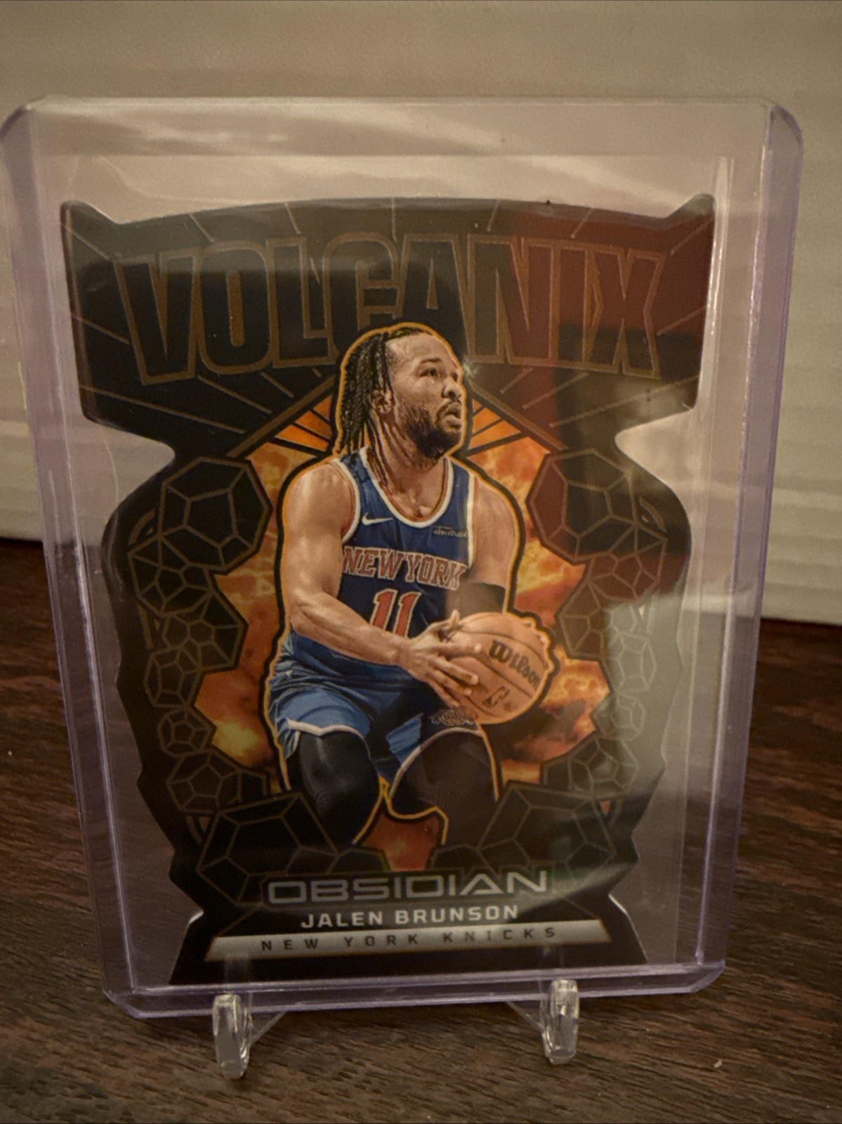 JALEN BRUNSON - 2024-25 Obsidian Basketball #9 - VOLCANIX - SSP - Case Hit!