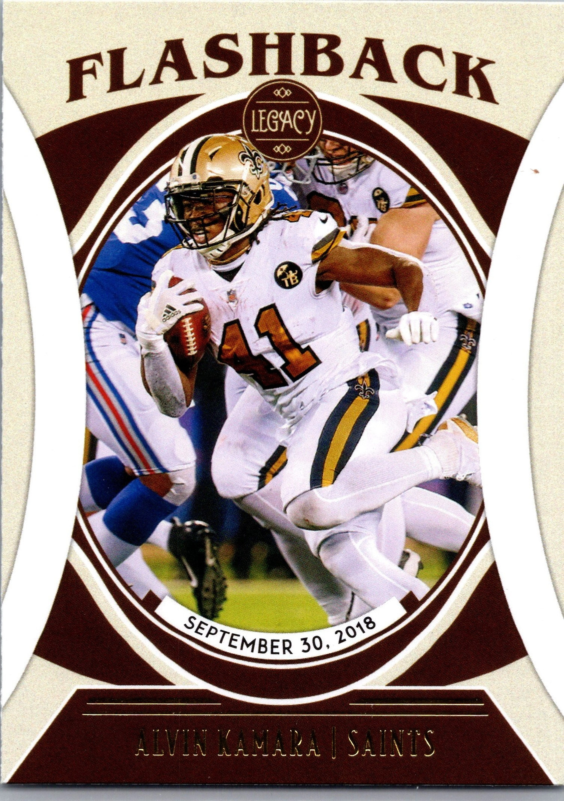 2021 Alvin Kamara Legacy Football #FB-4 New Orleans Saints Panini NM