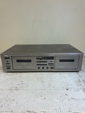 Yamaha KX-W332 RS Dual Cassette Tape Player Recorder High Speed Dubbing Untested