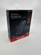 SanDisk Extreme Portable SSD 2TB USB 3.2 Gen 2, 1050MB/s - Black - SEALED