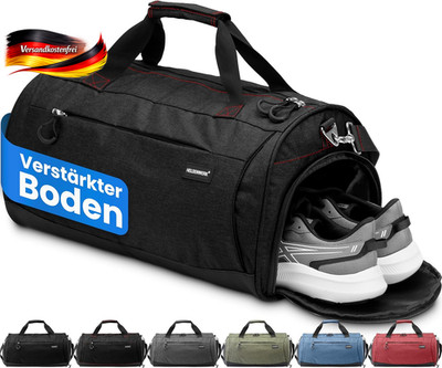 Sporttasche Damen Herren mit Nassfach Schuhfach, Reisetasche, Gym Bag