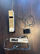 Rare Vintage Motorola Dynatac 8000H Brick Cell Phone W/Chargers F09LFD8458DC