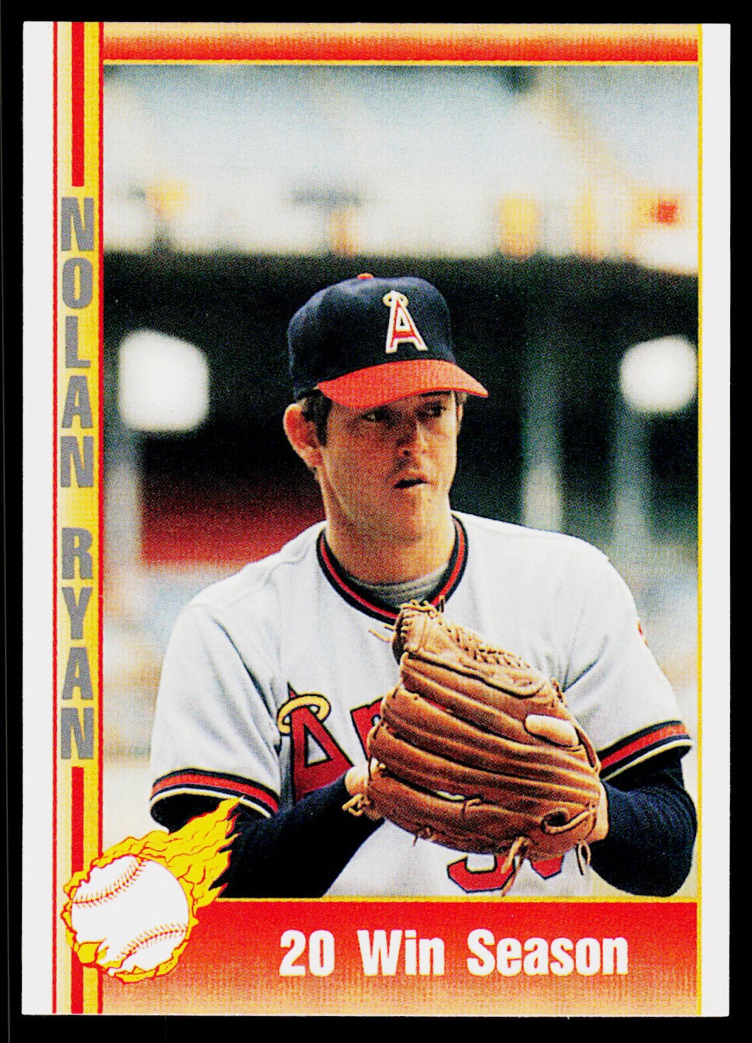 Nolan Ryan, 1991 Pacific Nolan Ryan Texas Express I, #127, California Angels,