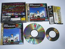 Neon Genesis Evangelion 2nd Impression Sega Saturn Japan +obi US Seller