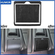 2Pcs Real Carbon Fiber Interior Rear Storage Panel Cover For Infiniti G35 02-04