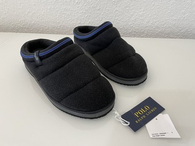 Polo Ralph Lauren Hausschuhe Sutton Scuff RF103262 Schwarz 44 UK 10