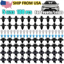 100X Auto Body Rivets Retainer Bonnet Liner Grommet Clips.For TOYOTA 90467-07211