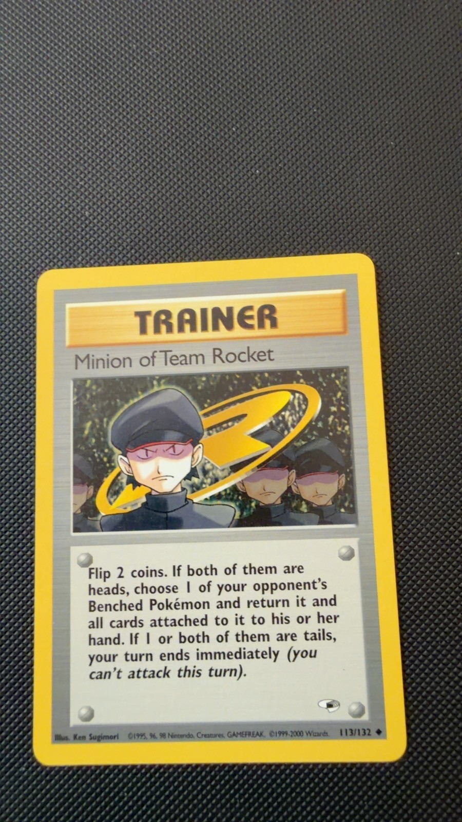 Minion of Team Rocket 113/132 Uncommon Gym Heroes Pokemon Unlimited MP