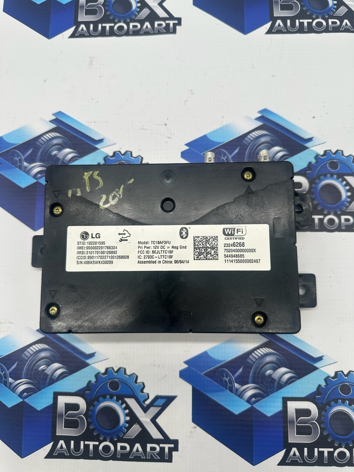 15-17 CADILLAC ATS 2.0L TURBO OEM COMMUNICATION ONSTAR RADIO COMPUTER MODULE 68K