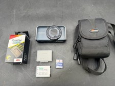 Canon Powershot SX210 IS Bundle digital camera Black 14.1 Megapixel Tested Works