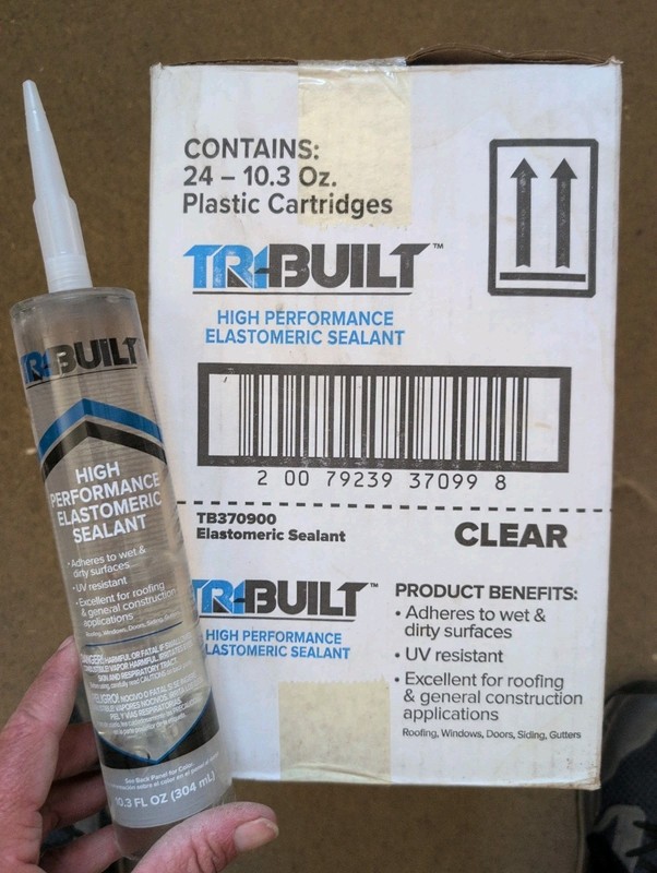 ** Lot Of 24** Tribuilt DAP BASF 10.3oz CLEAR Elastomeric Sealant Caulk Np125 