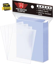 100 Counts Clear Penny Card Sleeves for Trading Cards, Plastic Soft Card Sleeves