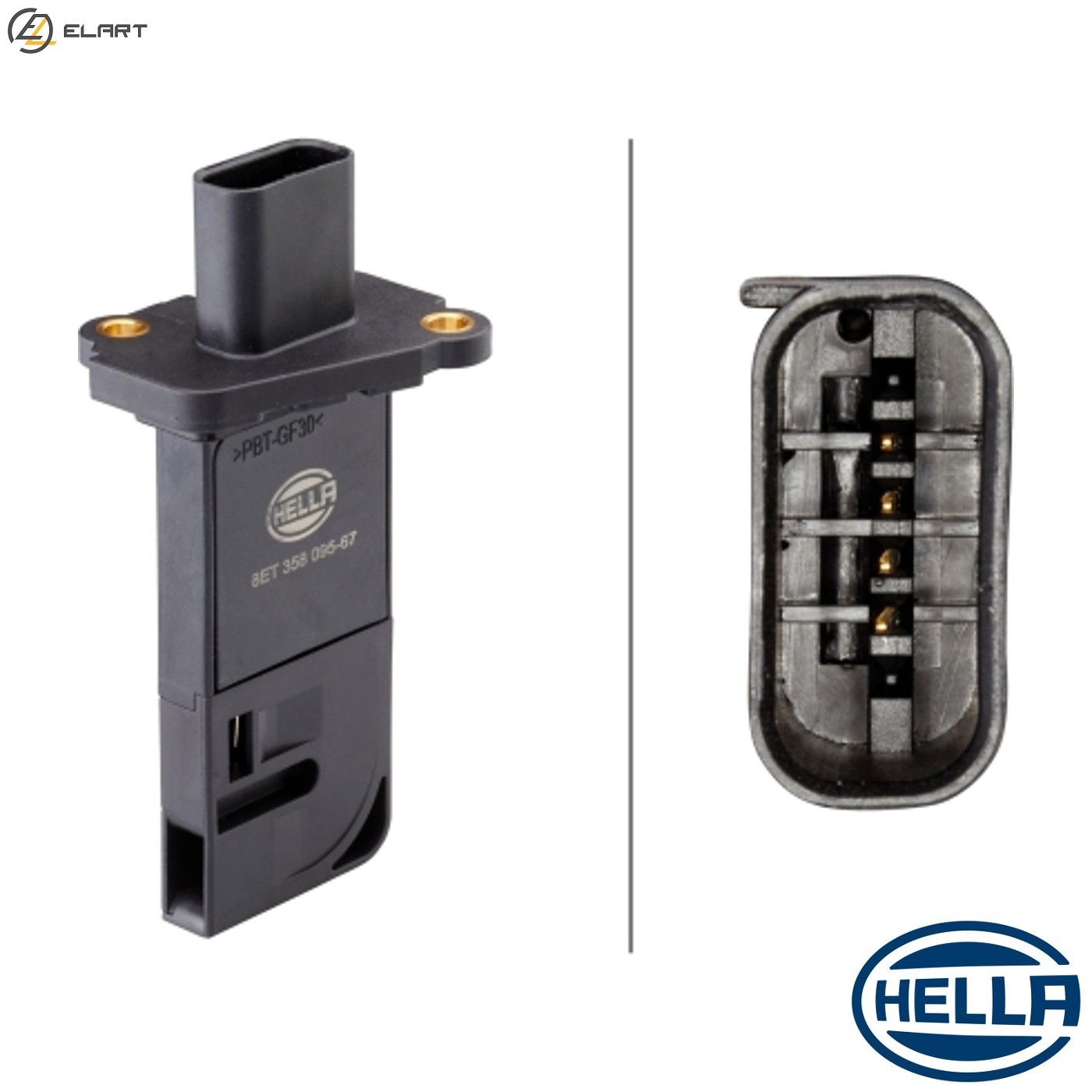 MASS AIR FLOW SENSOR 8ET 358 095-671 FOR FORD TRANSIT/COURIER/V769/Box/CONNECT