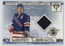 2001-02 Pacific Private Stock Titanium Brian Leetch Rico Fata #26 HOF 0b0g