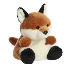 Aurora - Mini Brown Palm Pals - 4.5 Sly Fox - Adorable Stuffed Animal