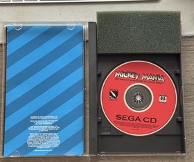 Mickey Mania The Timeless Adventures Of Mickey Mouse Sega CD CIB Used Not Tested