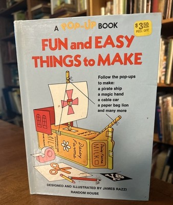A pop-up book of fun and easy things to make,  random house, 1975 VG