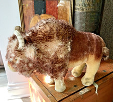 Steiff Bison 1330/90 28 cm USA Exclusive Working Squeaker Full Mohair
