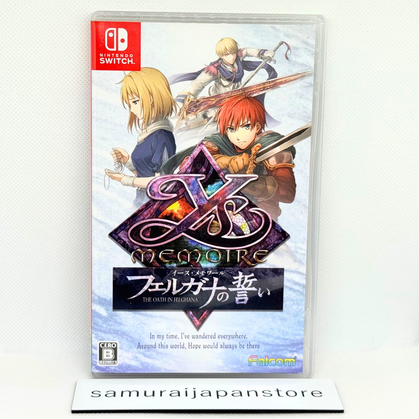 Ys Memoire: The Oath in Felghana NintendoSwitch Used Tested JPver with Case