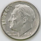 1963 D AU Roosevelt Dime 90% Silver D31
